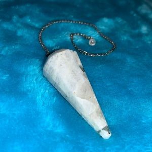Rainbow Moonstone Pendulum